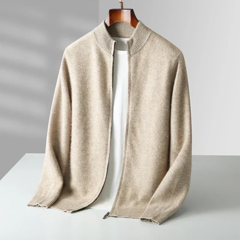Old Money | Cashmere Zip Jacket
