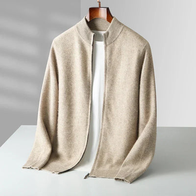 Old Money | Cashmere Zip Jacket