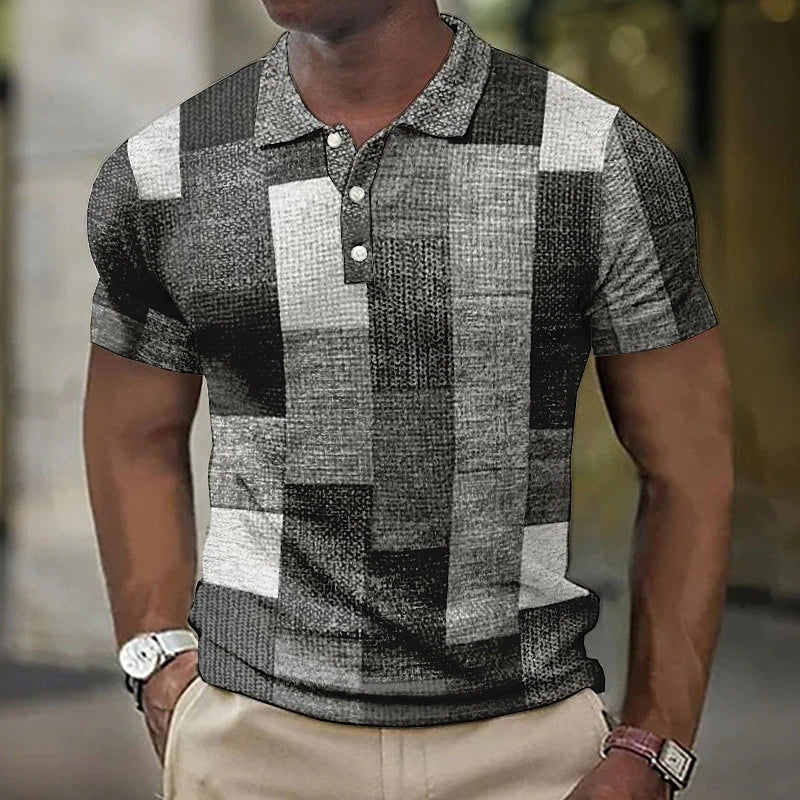 Rafael | Multicoloured polo in a modern style
