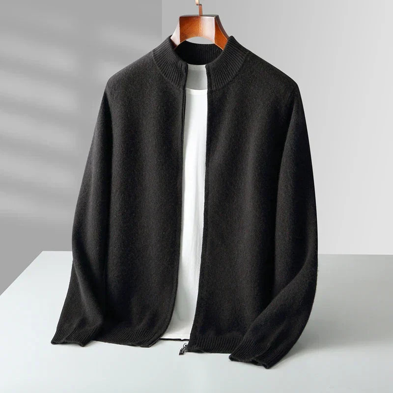 Old Money | Cashmere Zip Jacket