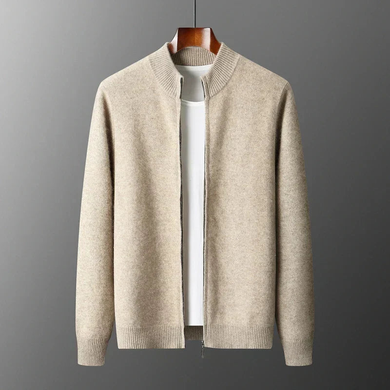 Old Money | Cashmere Zip Jacket