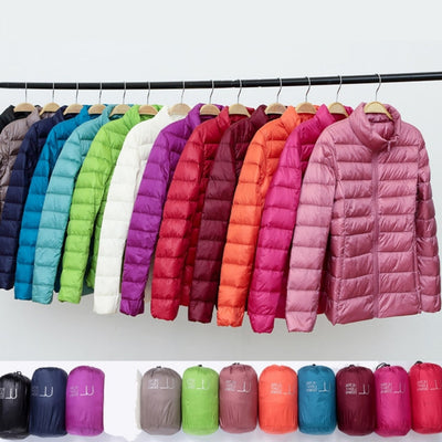 Myra | Ultralight Down Jacket with Elegant Pleats