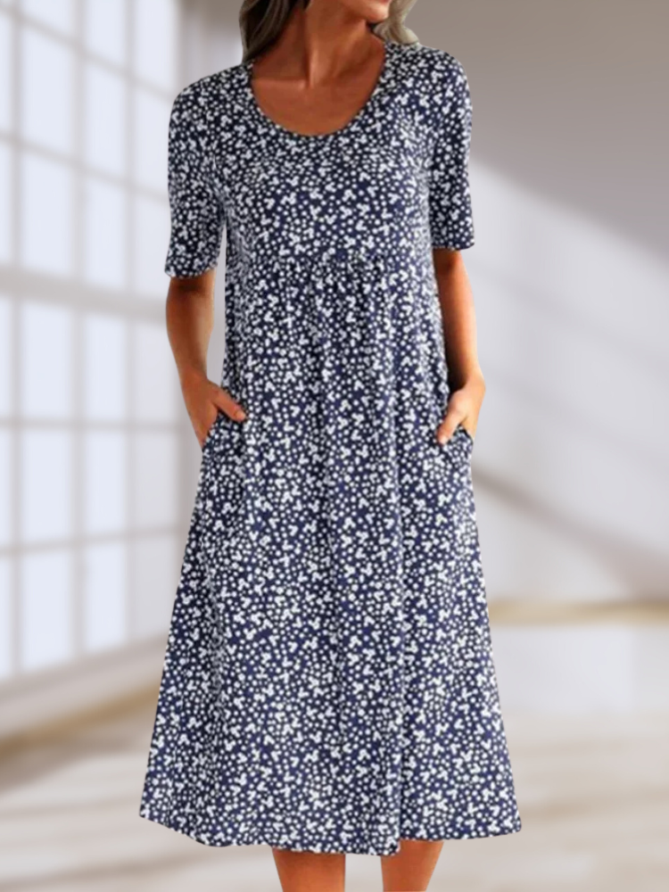 Lilo Summer Dress with Flowers
