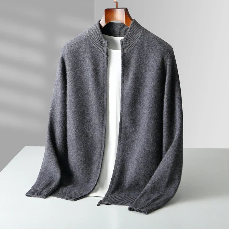 Old Money | Cashmere Zip Jacket