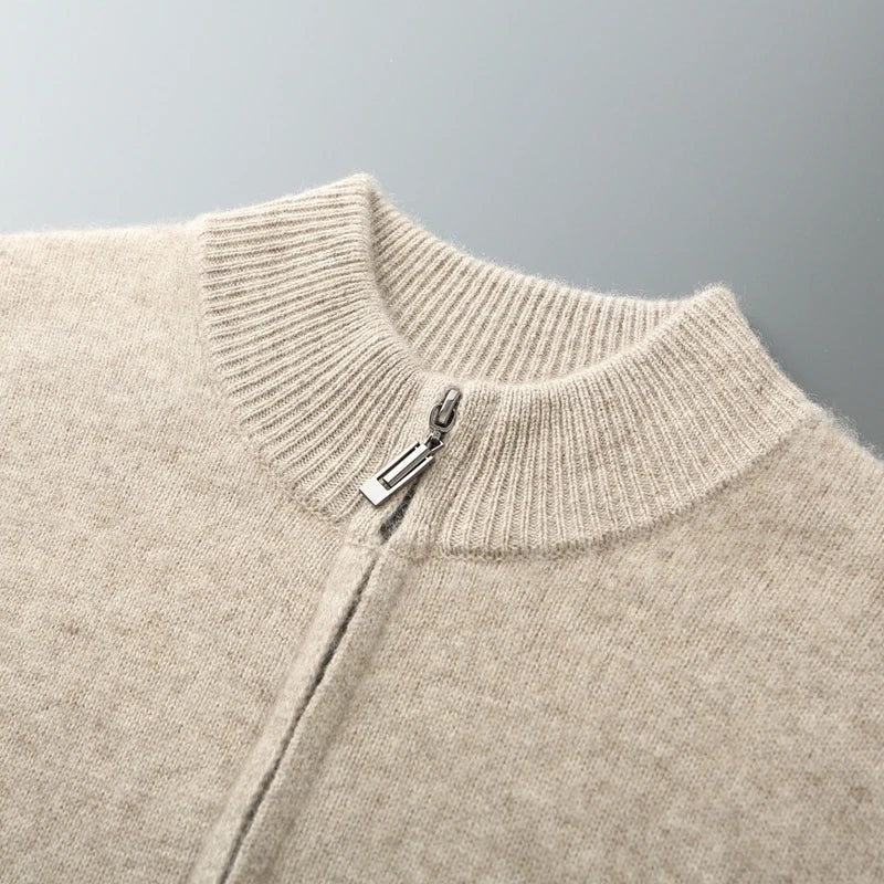 Old Money | Cashmere Zip Jacket