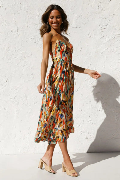 Serin  Printed Dress