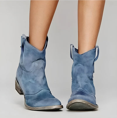 Roselle | Suede Ankle Boots with Bohemian Spirit