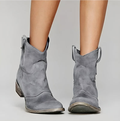 Roselle | Suede Ankle Boots with Bohemian Spirit
