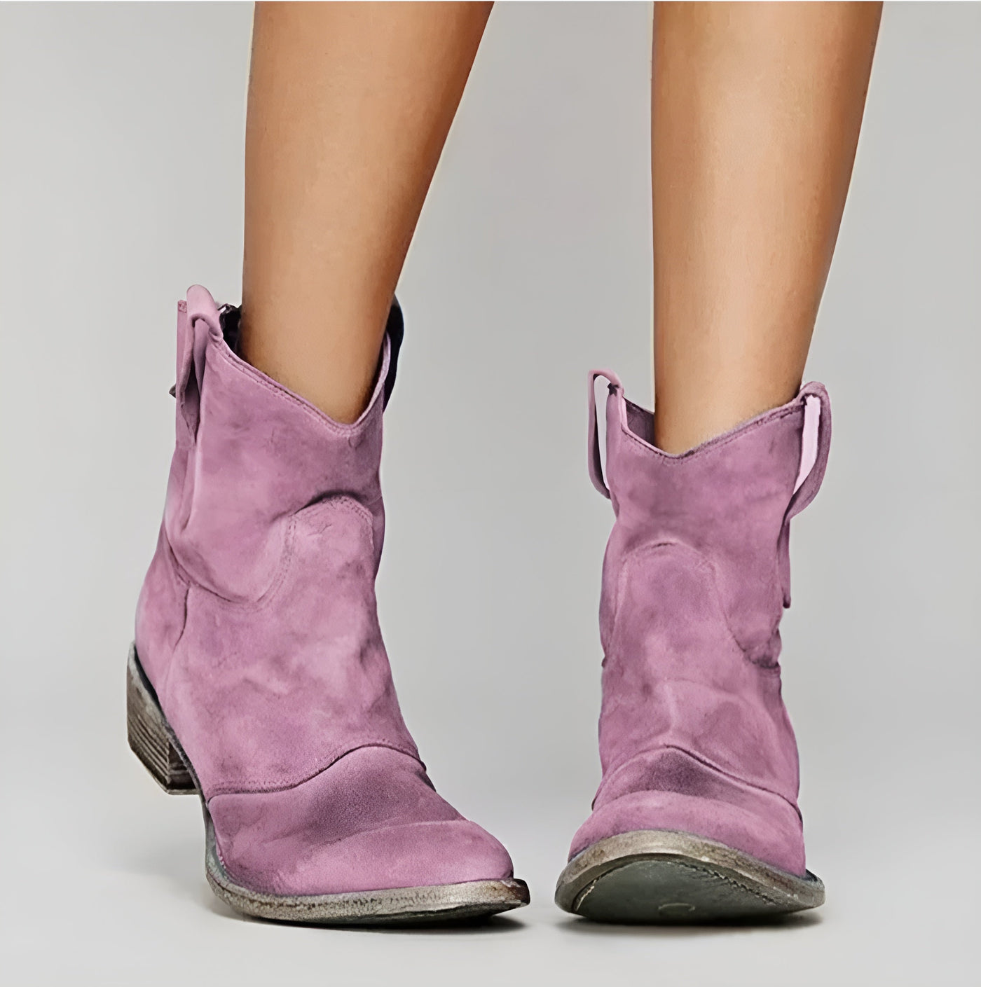 Roselle | Suede Ankle Boots with Bohemian Spirit