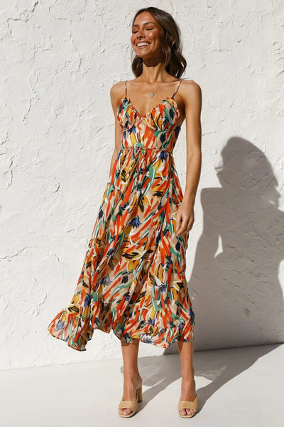 Serin  Printed Dress