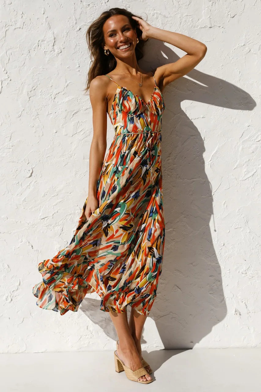 Serin  Printed Dress
