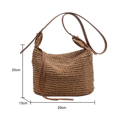Arnljot  Structured Shoulder Bag in Woven Style