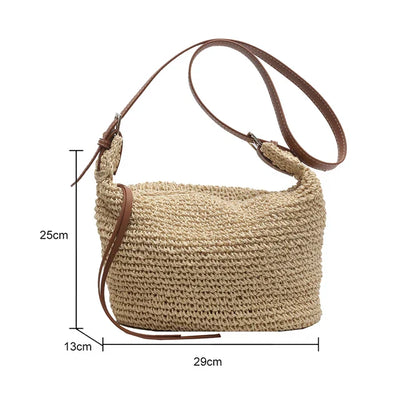 Arnljot  Structured Shoulder Bag in Woven Style
