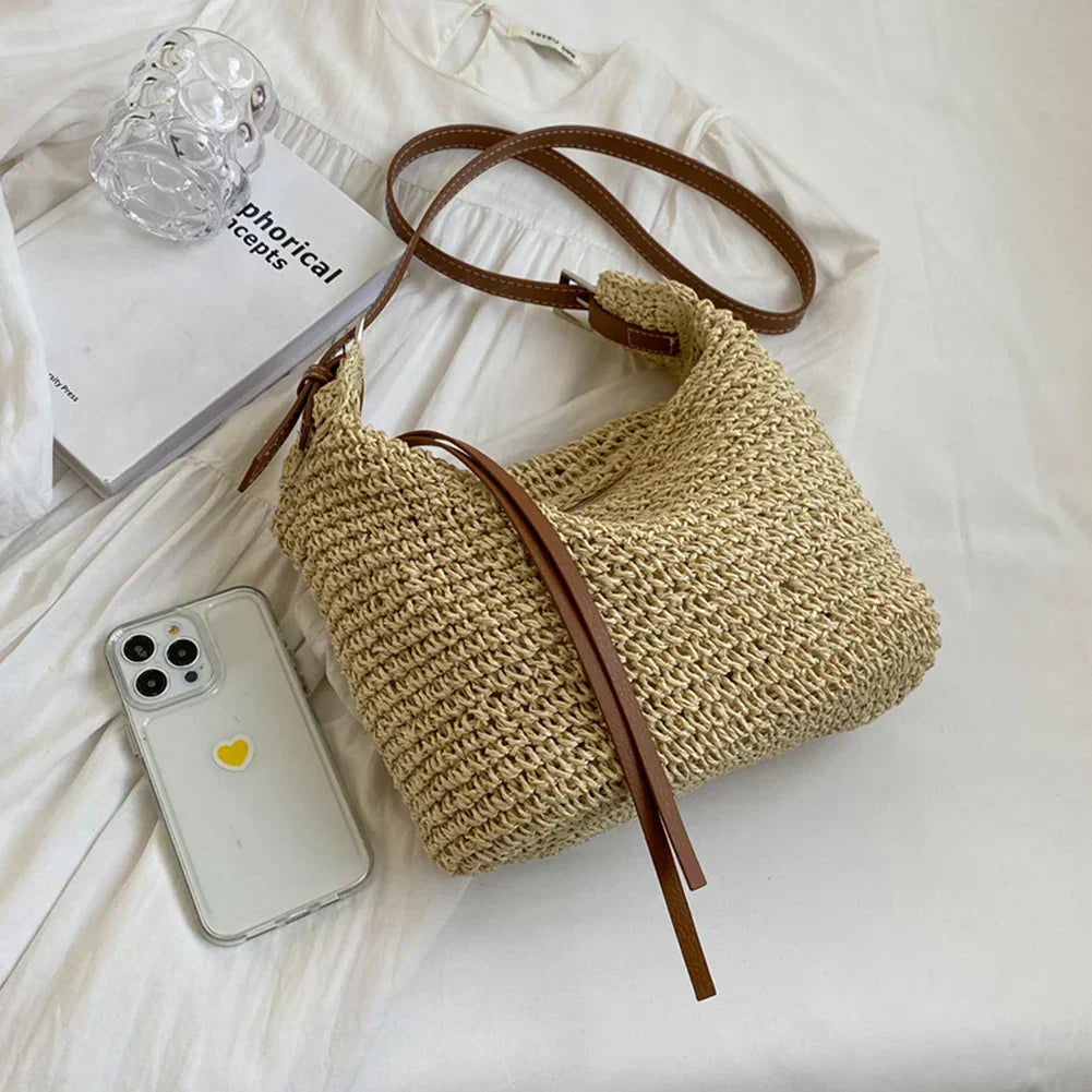 Arnljot  Structured Shoulder Bag in Woven Style