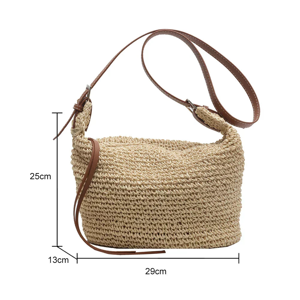 Arnljot  Structured Shoulder Bag in Woven Style