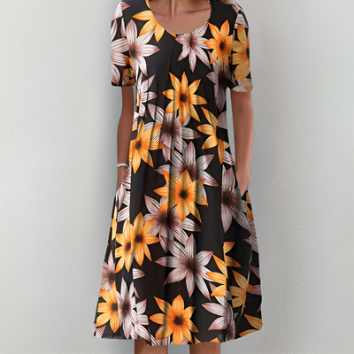 Sofia Floral Midi Dress