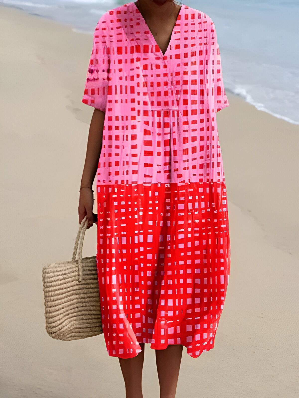 Vienna  Printed Summer Breeze Dress