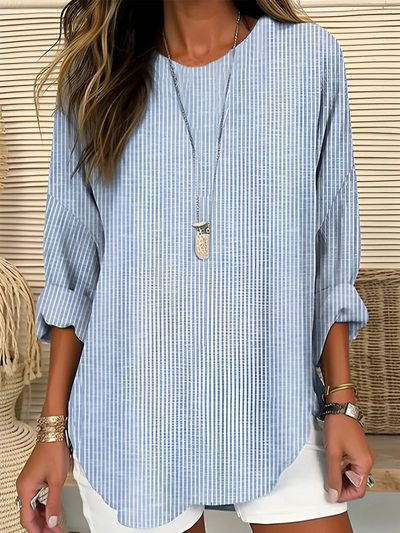 Ria Trendy Striped Blouse