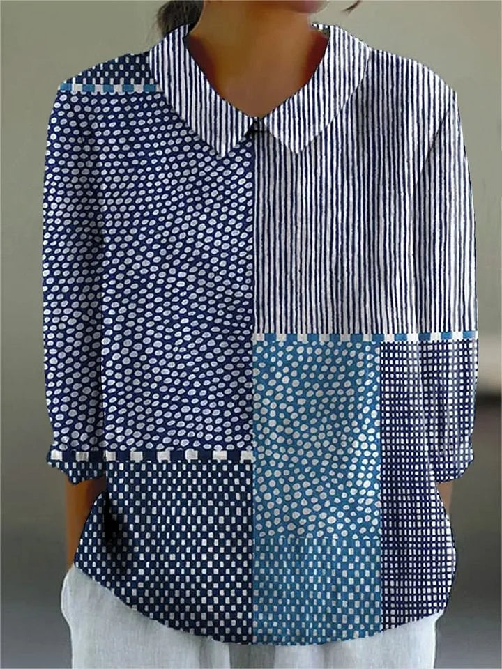 Claris | Vintage Colourful Blouse