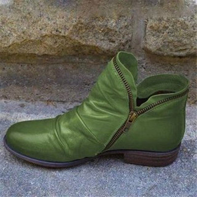 Vianne | Elegant Ankle Boots with Zip Closure