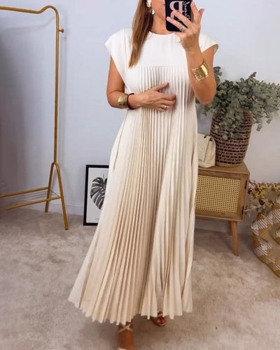 Norit  Maxi Dress with Pleats