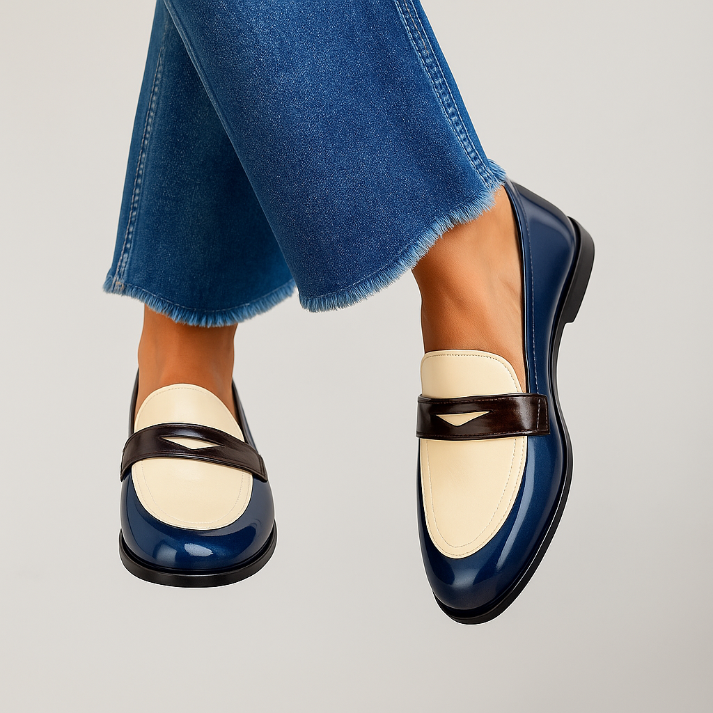 Claudia  Contrast Loafers
