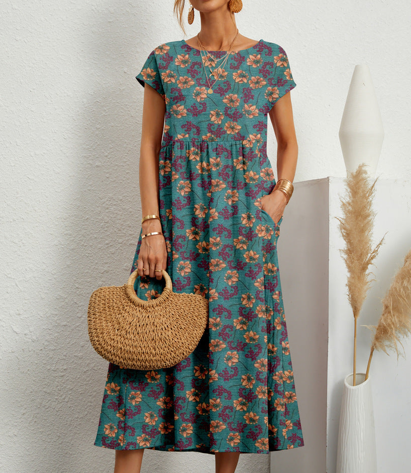 Sivan Elegant Floral Dress