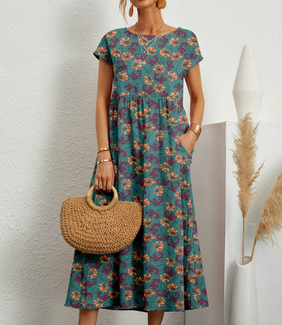 Sivan Elegant Floral Dress