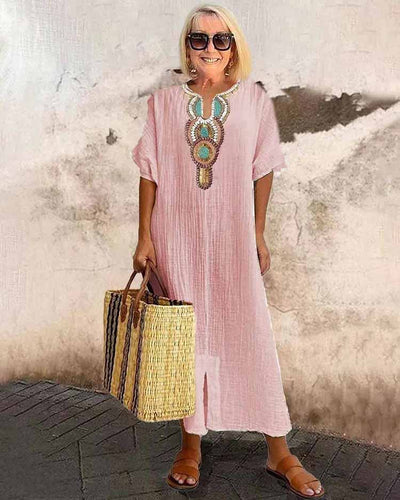 Lailani  Embroidered Beauty Dress