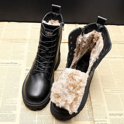 Julia | Elegant Black Leather Boots
