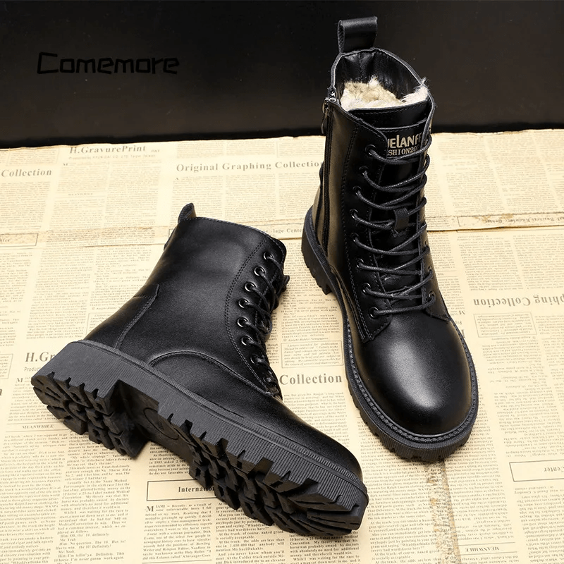 Julia | Elegant Black Leather Boots