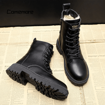 Julia | Elegant Black Leather Boots