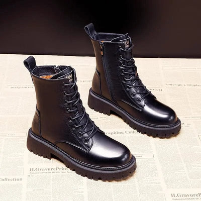 Julia | Elegant Black Leather Boots