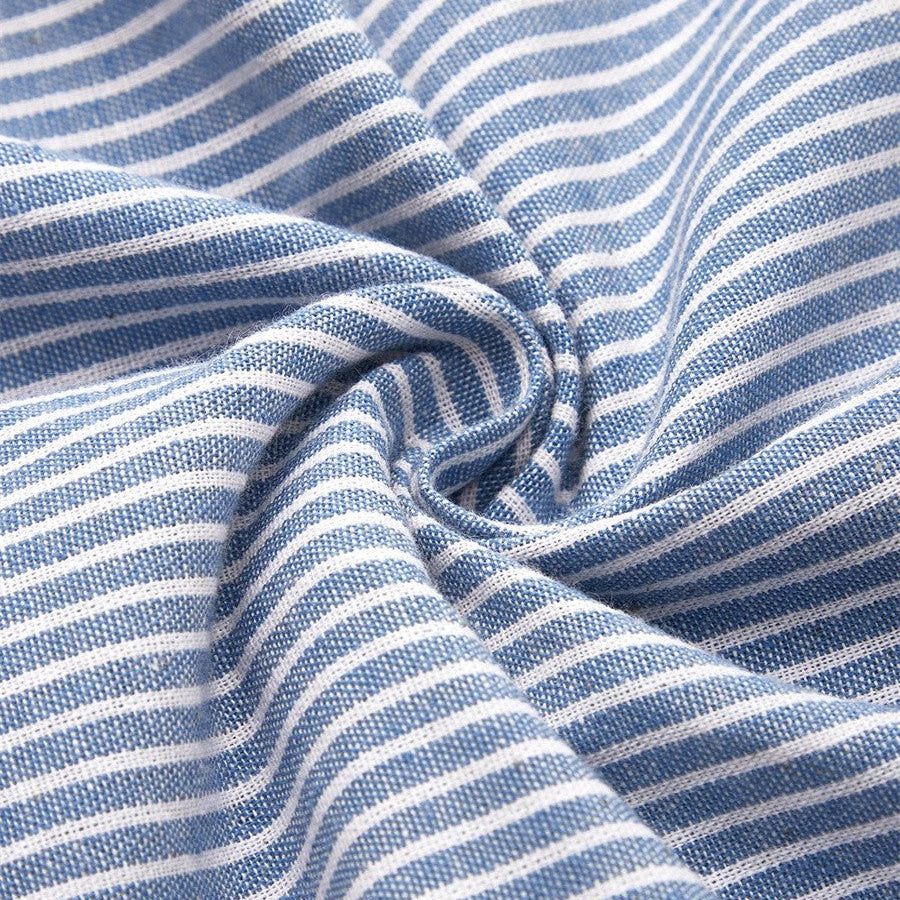 Lena Midi dress in striped cotton