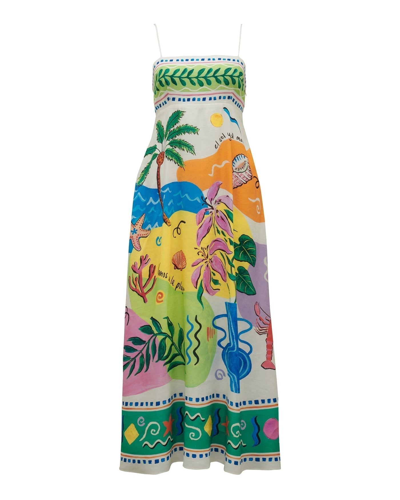 Ada - Midi Printed Dress