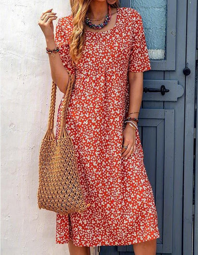 Lilo Summer Dress with Flowers