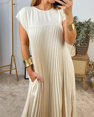 Norit  Maxi Dress with Pleats