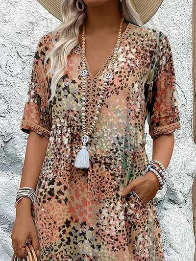 Leah  Lively Midi Dress