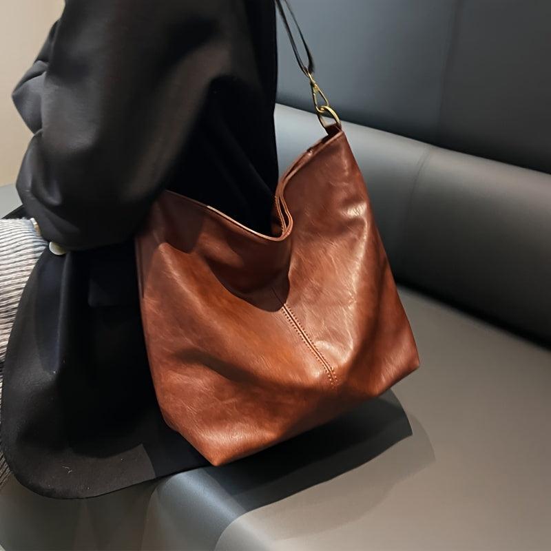 Embjorg  Classic Shoulder Bag with Adjustable Patterned Strap