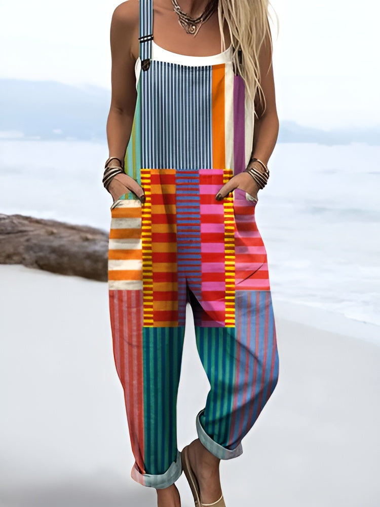 Lark | Colour Pop Stripe Overalls