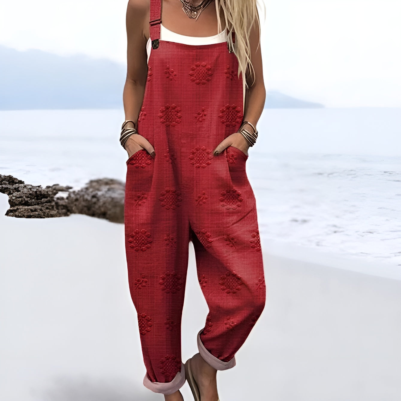 Ida | Rosewood-Effect Overalls