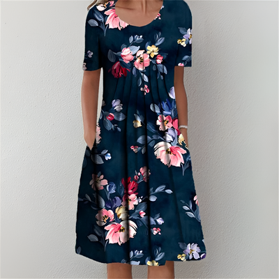 Sofia Floral Midi Dress