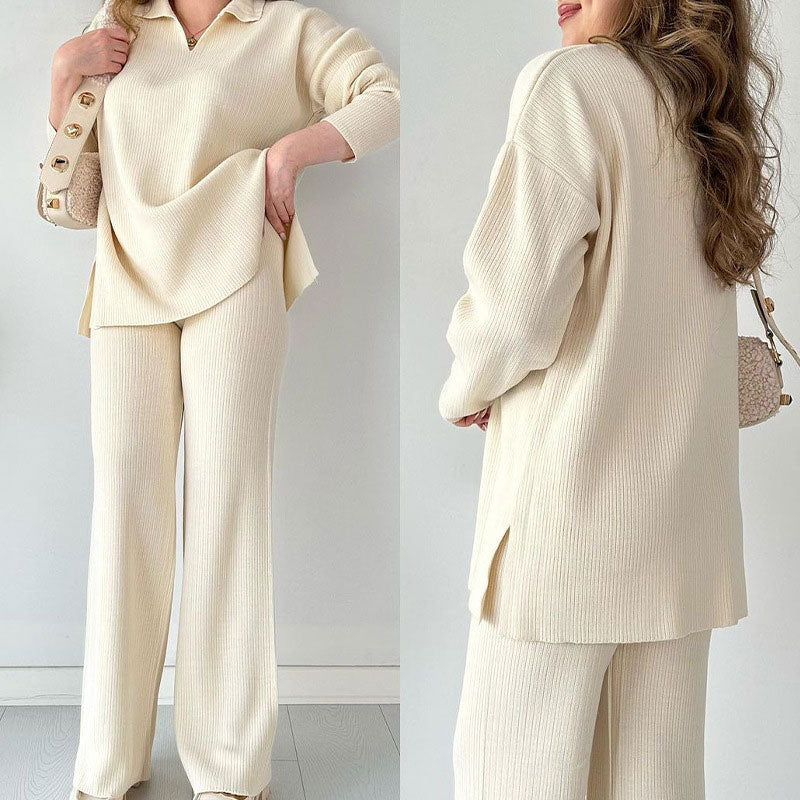 Erin | Casual Two-Piece V-Neck Set