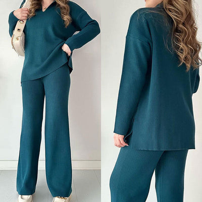 Erin | Casual Two-Piece V-Neck Set