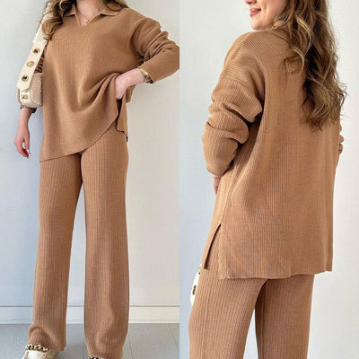 Erin | Casual Two-Piece V-Neck Set