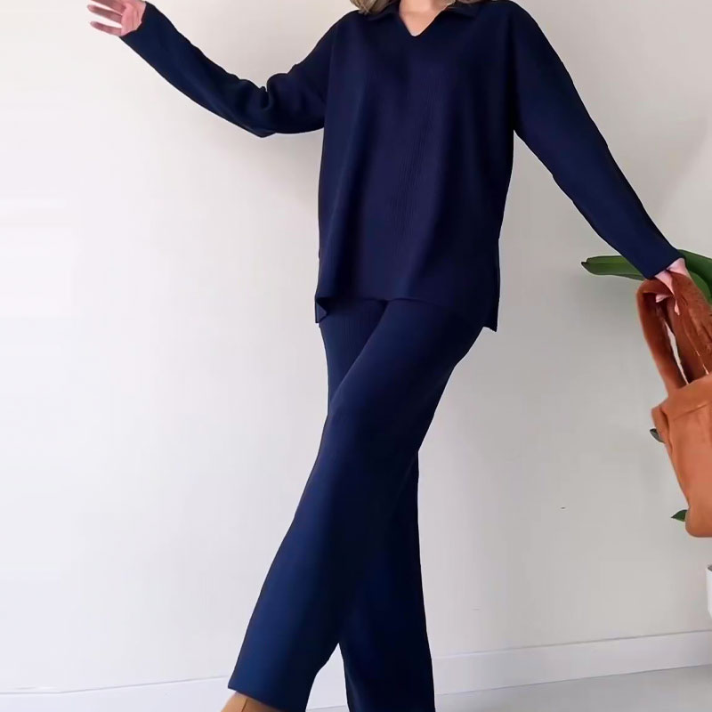 Erin | Casual Two-Piece V-Neck Set