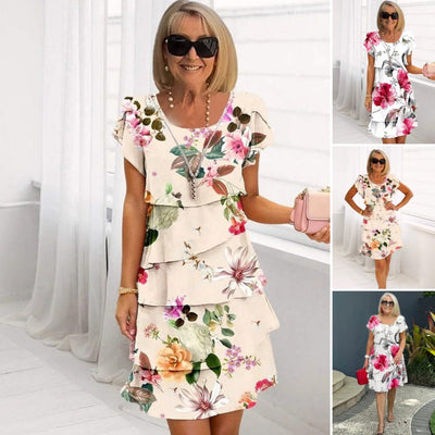 Lyra Graceful Floral Elegance Dress