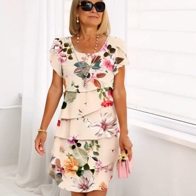 Lyra Graceful Floral Elegance Dress