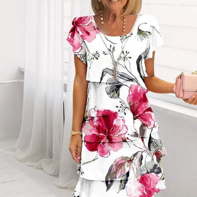 Lyra Graceful Floral Elegance Dress