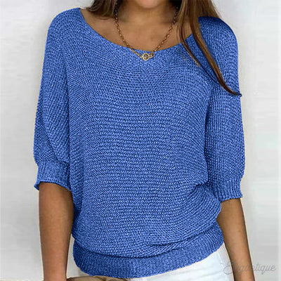 Luigia - Elegant Knitted Jumper